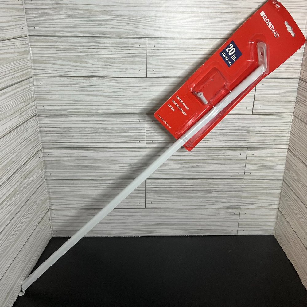 New ClosetMaid White Support Bracket 20" - #26605